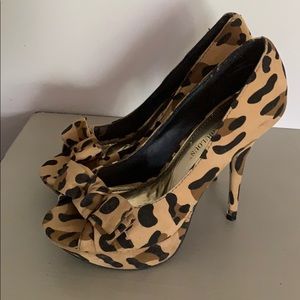 Leopard Heels